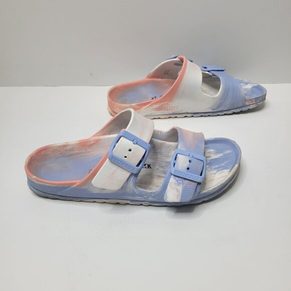 Birkenstock Women's Size 37 (US Size 6) Sandals Arizona Essentials Tie Dye - Picture 7 of 10
